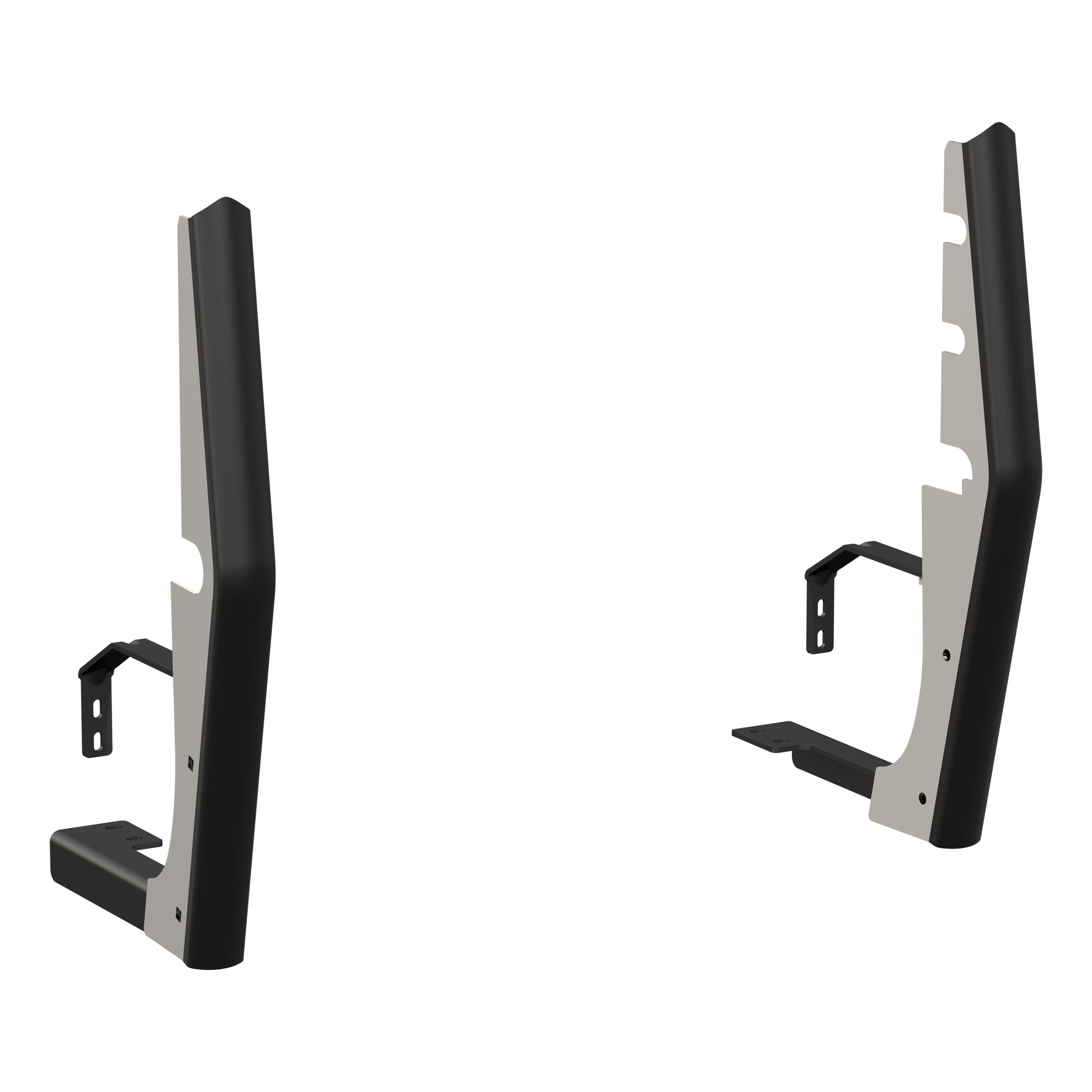 Chrome Steel 2" Tubular Grille Guard Upright Package 331450