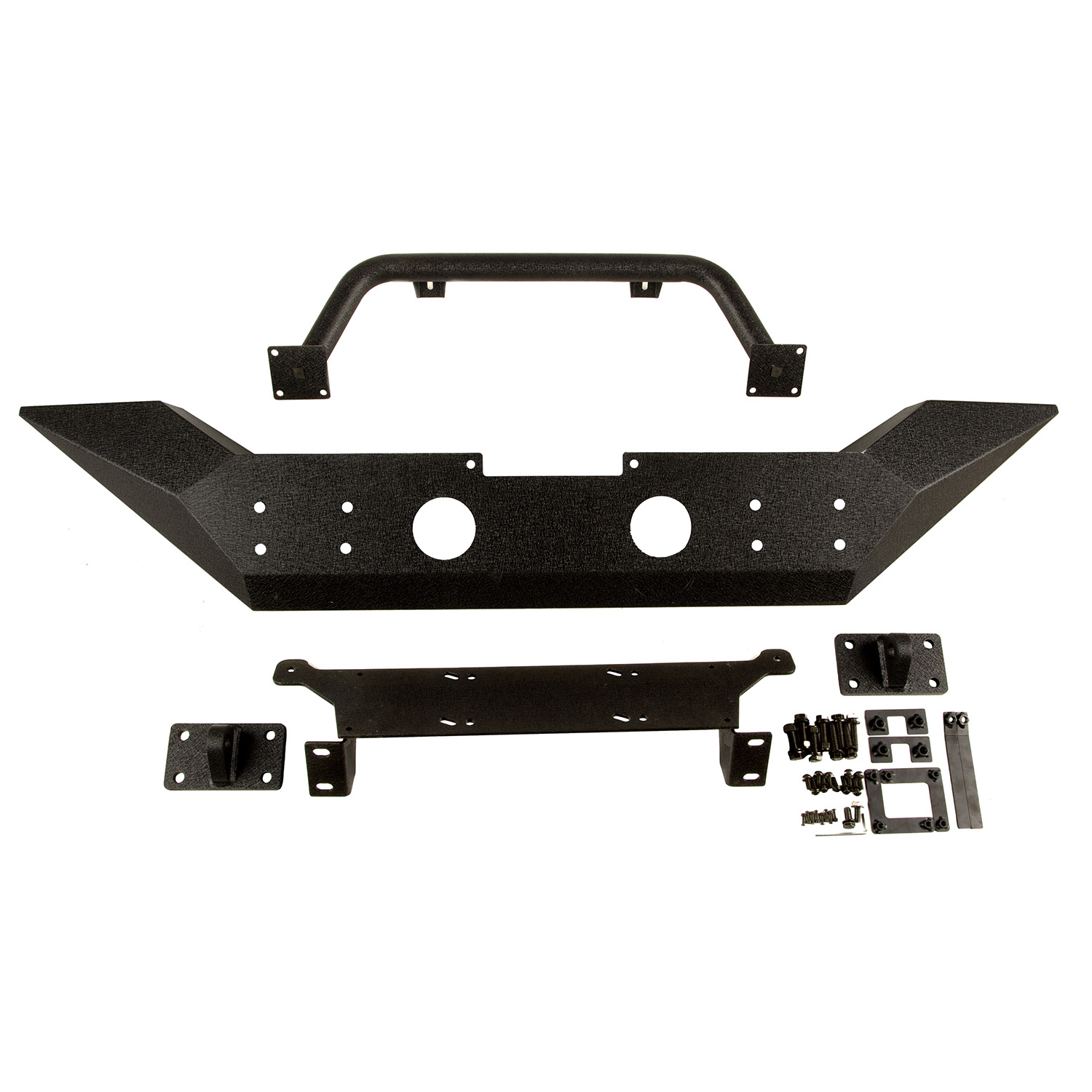Spartan Bumper, Front, High Clearance Ends, Overrider; 07-18 JK-11548.01