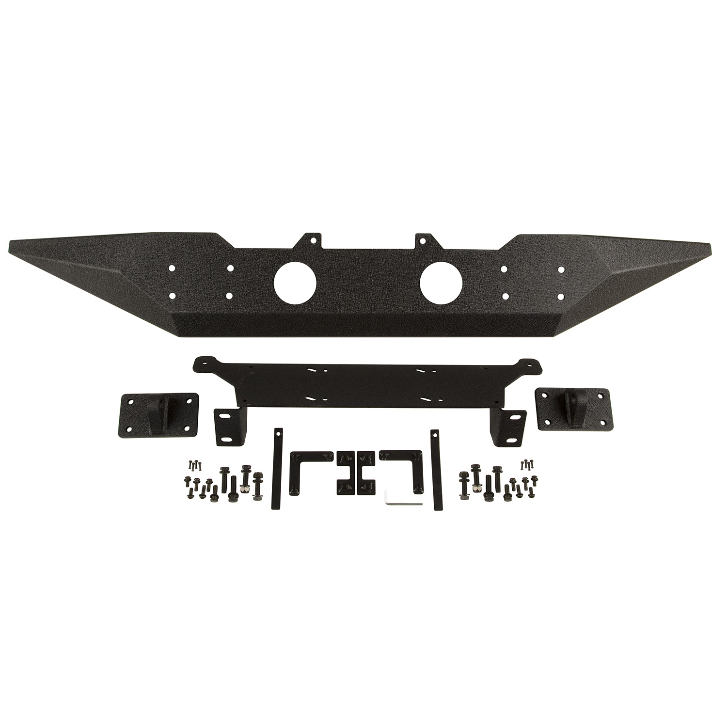 Spartan Bumper, Front, Standard Ends; 07-18 Jeep Wrangler JK-11548.03
