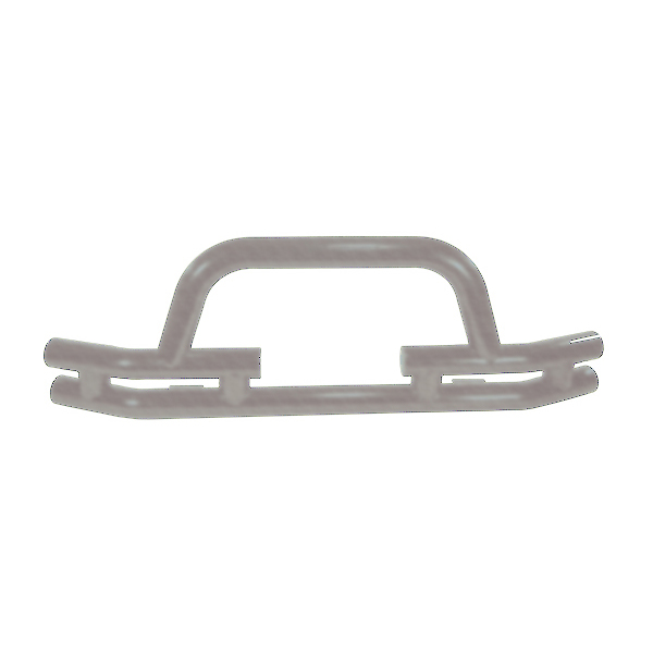 Tube Frnt Winch Bumper, 3 Inch, Titanium; 76-06 Jeep CJ/Wrangler YJ/TJ-11562.03