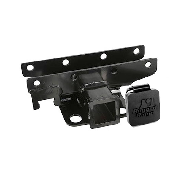 Receiver Hitch Kit, Rugged Ridge Logo; 07-16 Jeep Wrangler JK-11580.61