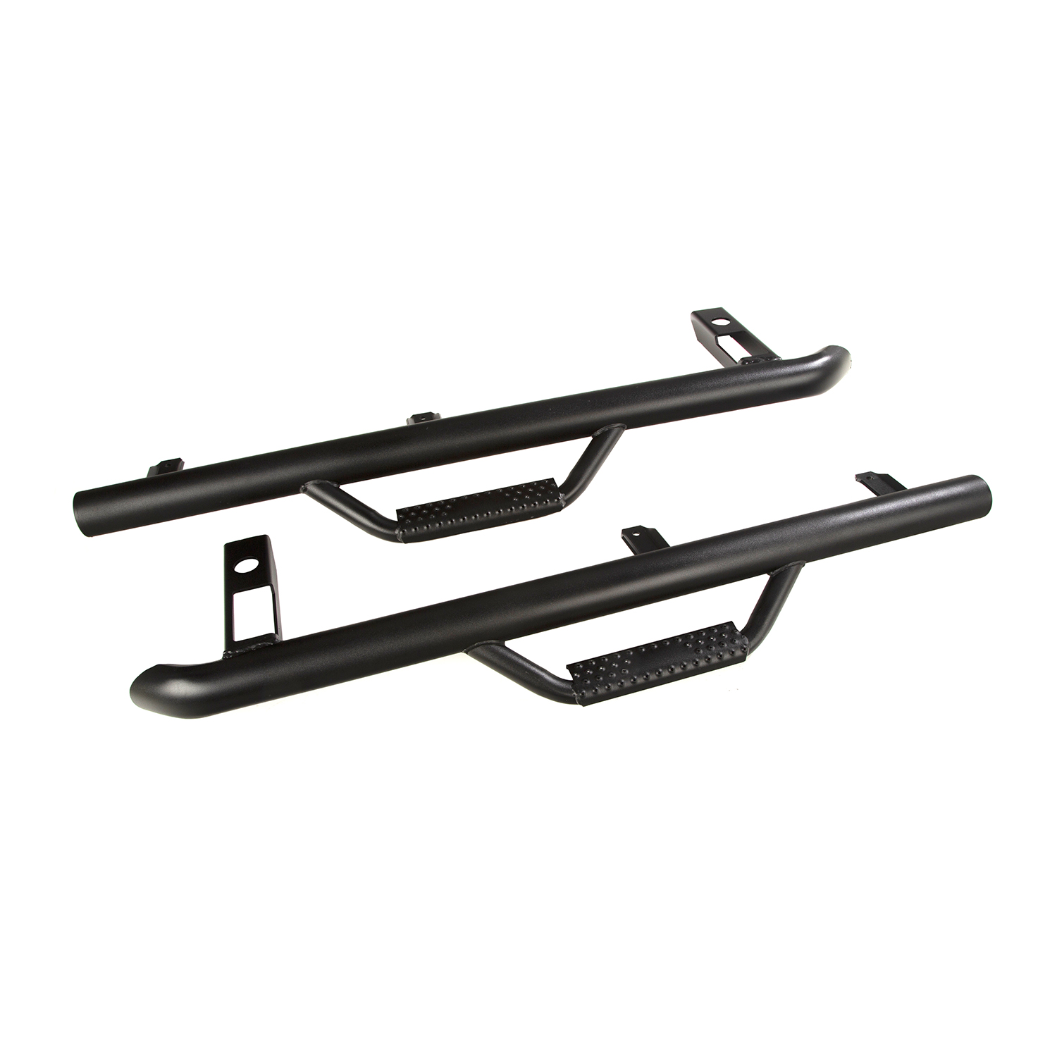 Spartan Nerf Bar Kit, Textured Black; 97-06 Jeep Wrangler TJ-11596.11
