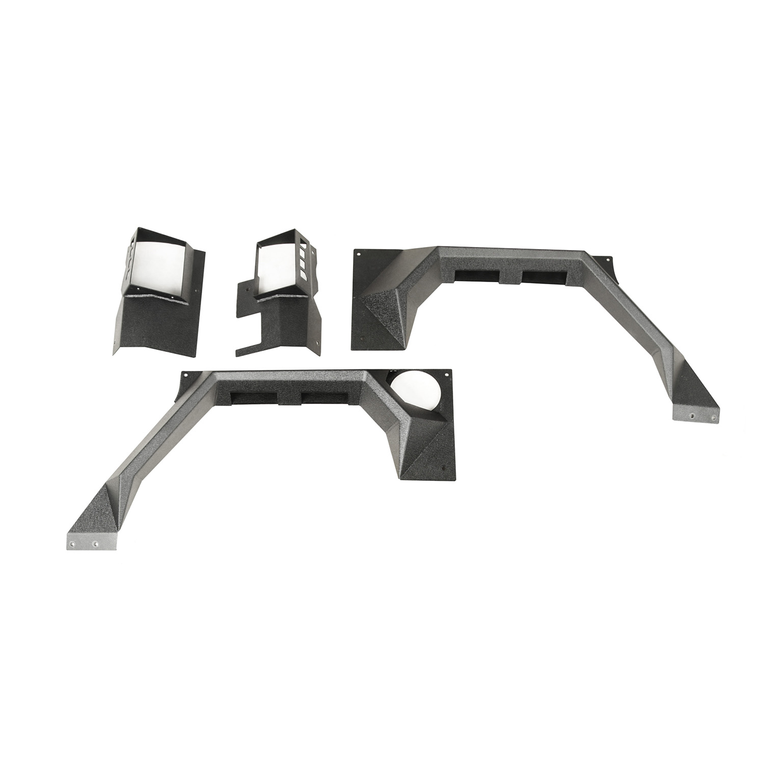 XHD Armor Fender Kit, Rear, Pair; 07-18 Jeep JKU, 4 Door-11615.02
