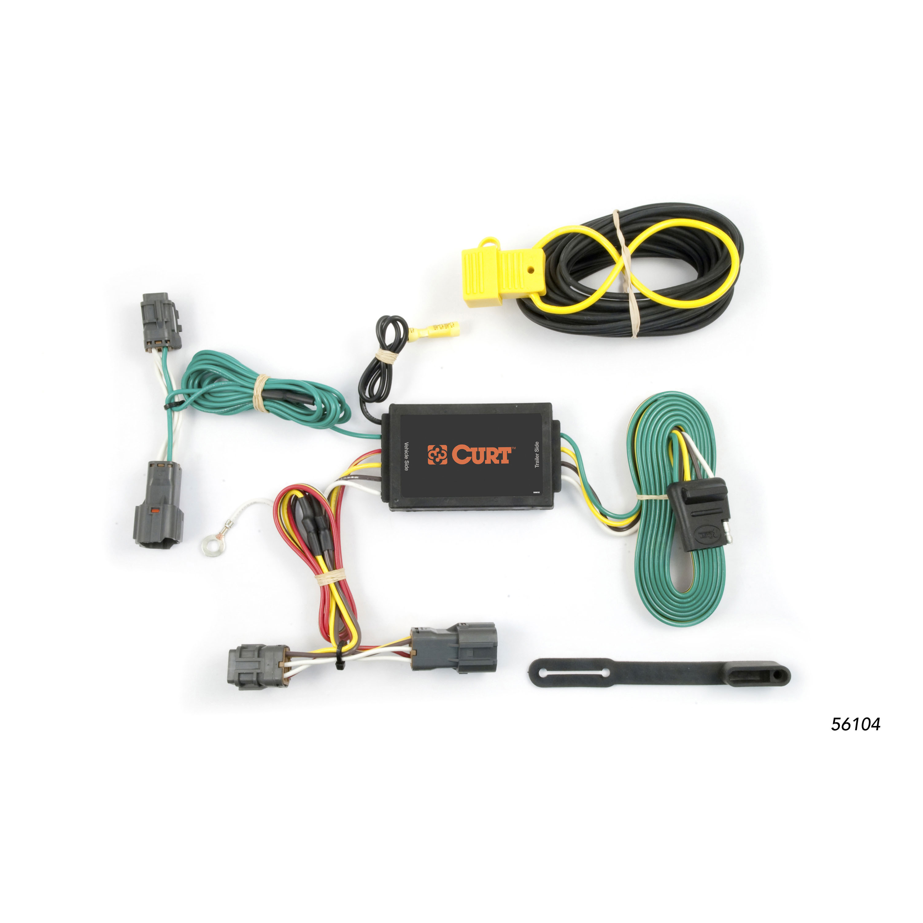 Custom Wiring Harness, 4-Way Flat Output, Select Kia Borrego 56104