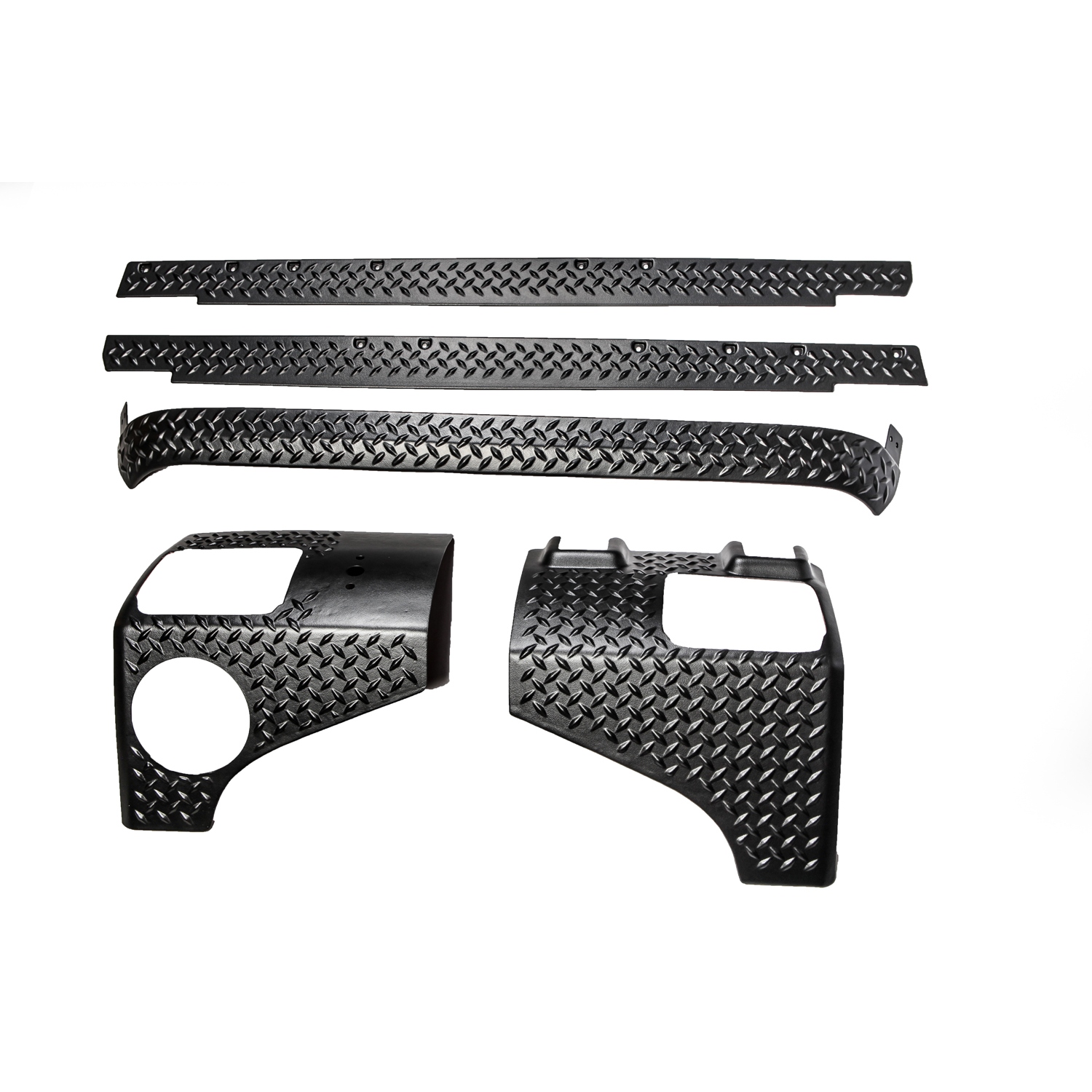 5 Piece Body Armor Guard Kit, 2 Door; 07-16 Jeep Wrangler JK-11651.51