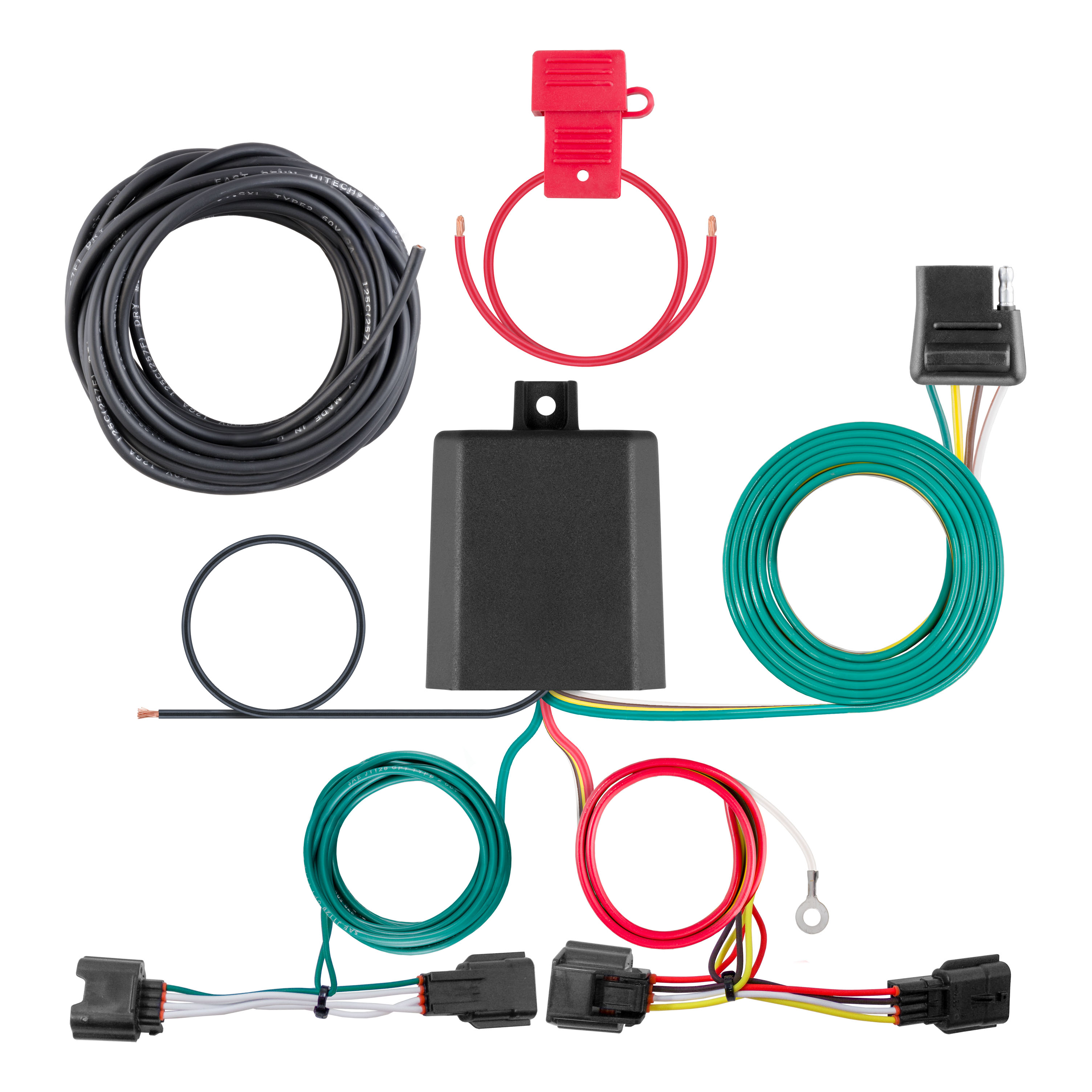 Custom Wiring Harness, 4-Way Flat Output, Select Nissan Rogue Sport - 56445