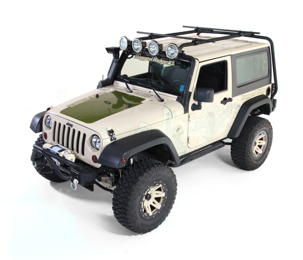 Sherpa Roof Rack, 2 Door; 07-16 Jeep Wrangler JK-11703.01
