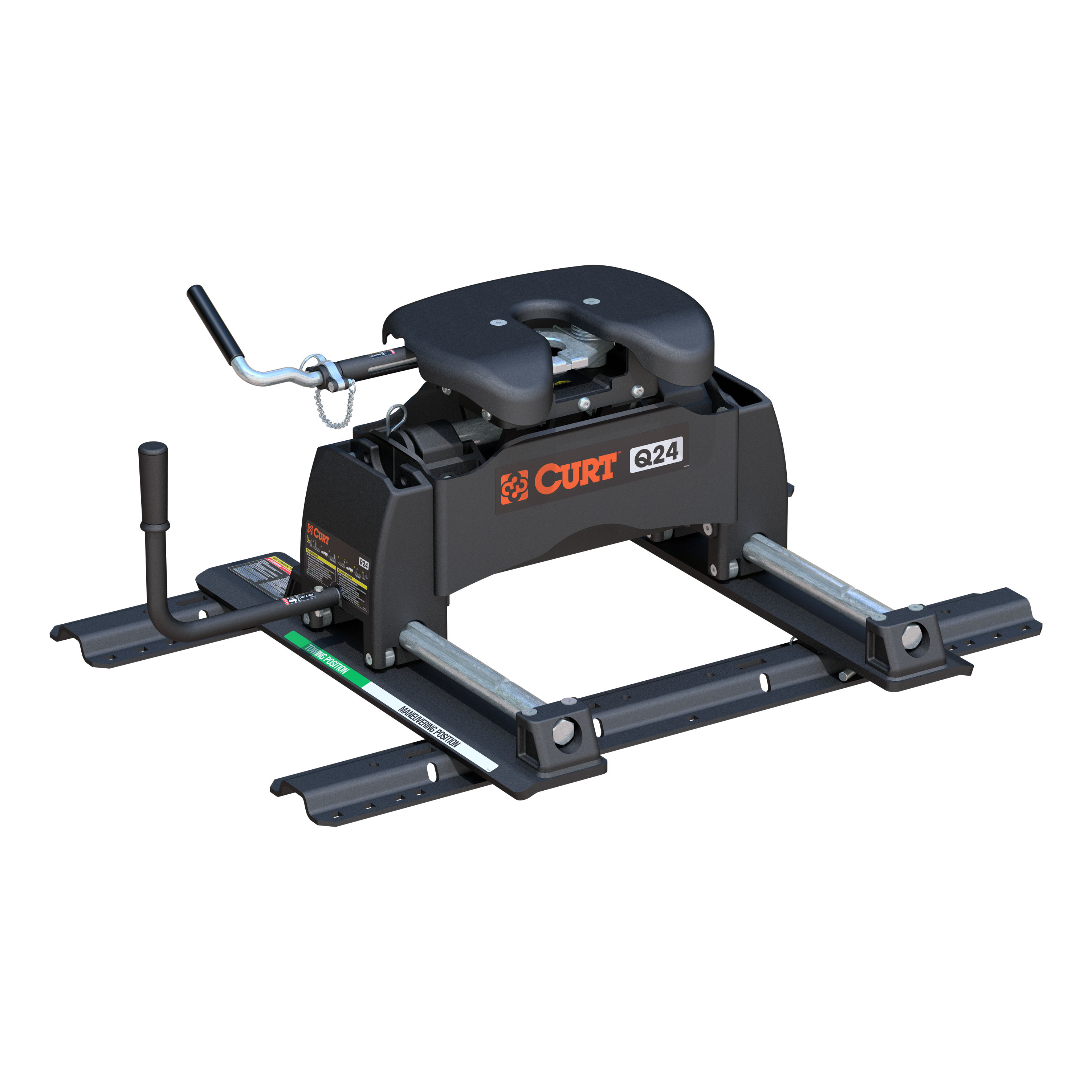 Q24 Sliding 5th Wheel Hitch with Rails, 24,000 lbs. 16646