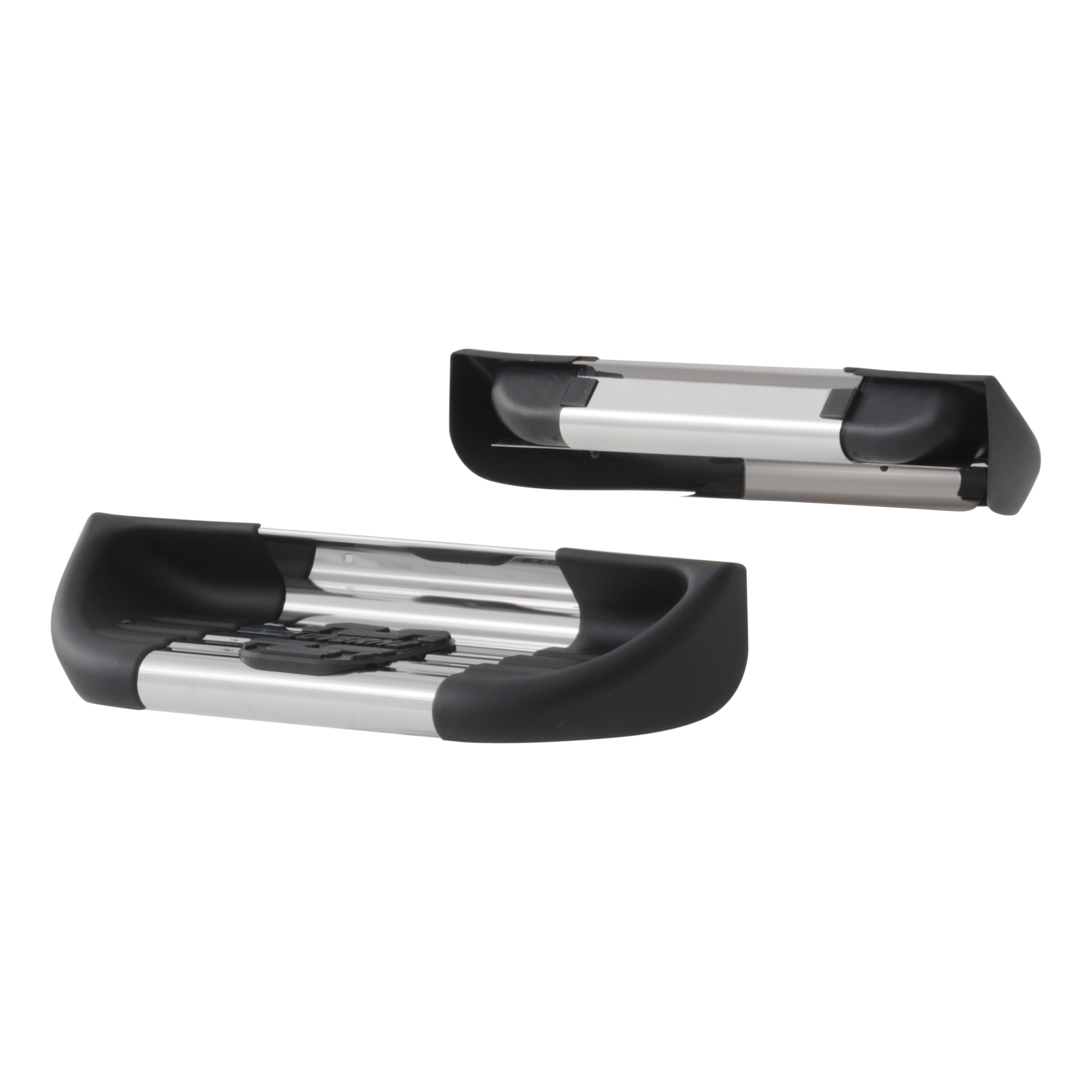 Polish Stainless Steel Side Entry Step Box Extensions, Select Silverado, Sierra 549425