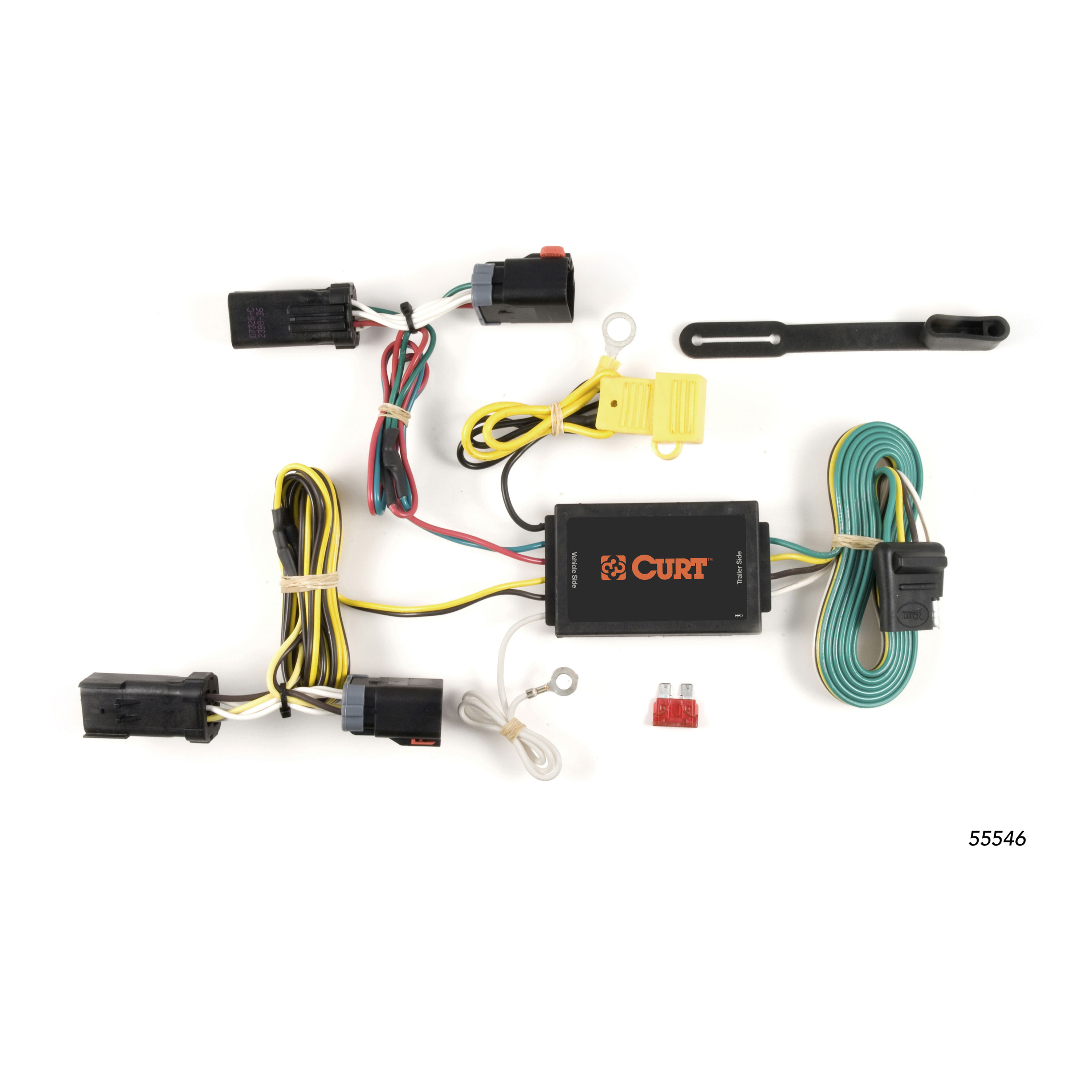 Custom Wiring Harness, 4-Way Flat Output, Select Chrysler 300 C - 55546