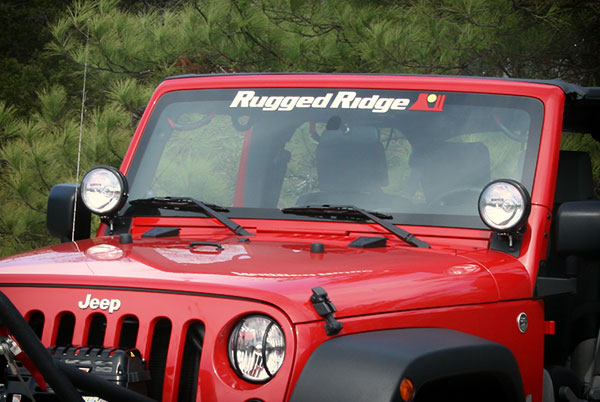 Decal Rugged Ridge Windshield Banner 30X3-12580.01