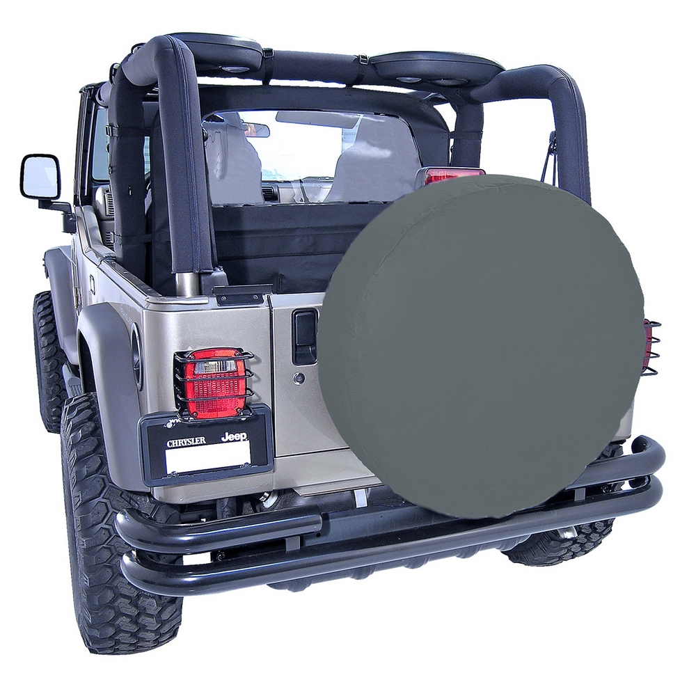 27-29 Inch Tire Cover, Black Denim-12801.15