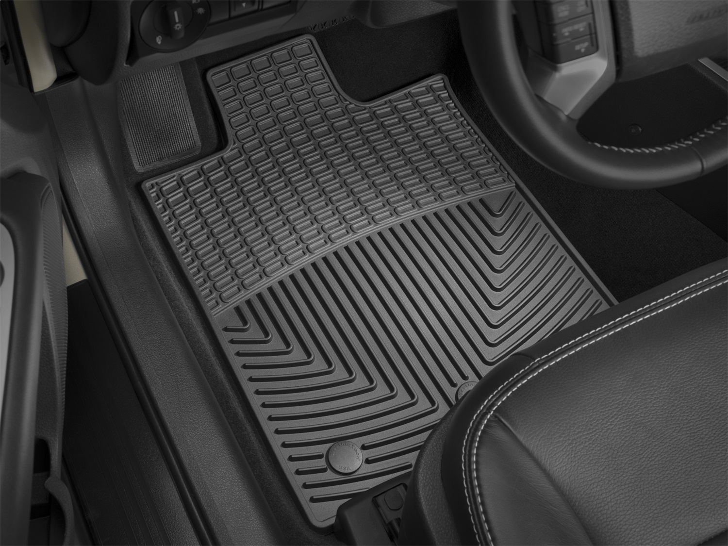 Front Rubber Mats, Black W295