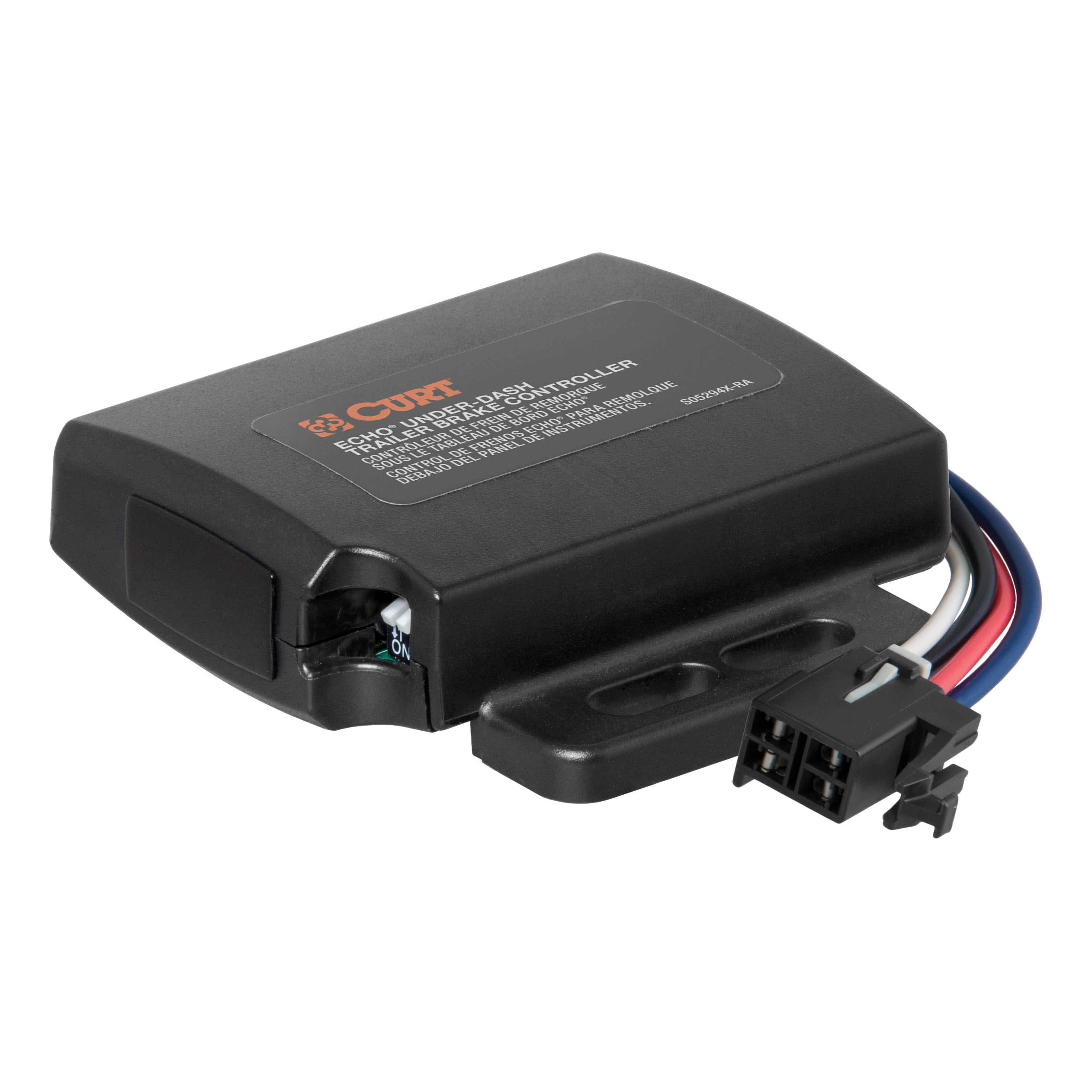 CURT Echo Under-Dash Trailer Brake Controller, Bluetooth Smartphone Connection - 51190