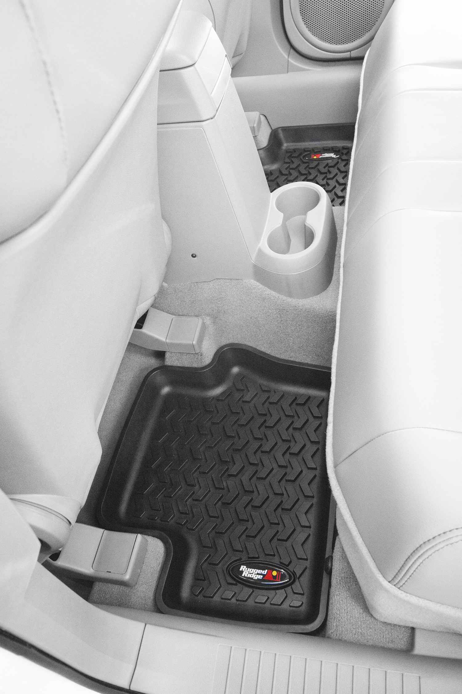 Floor Liners, Rear, Black; 08-12 Jeep Liberty KK-12950.20