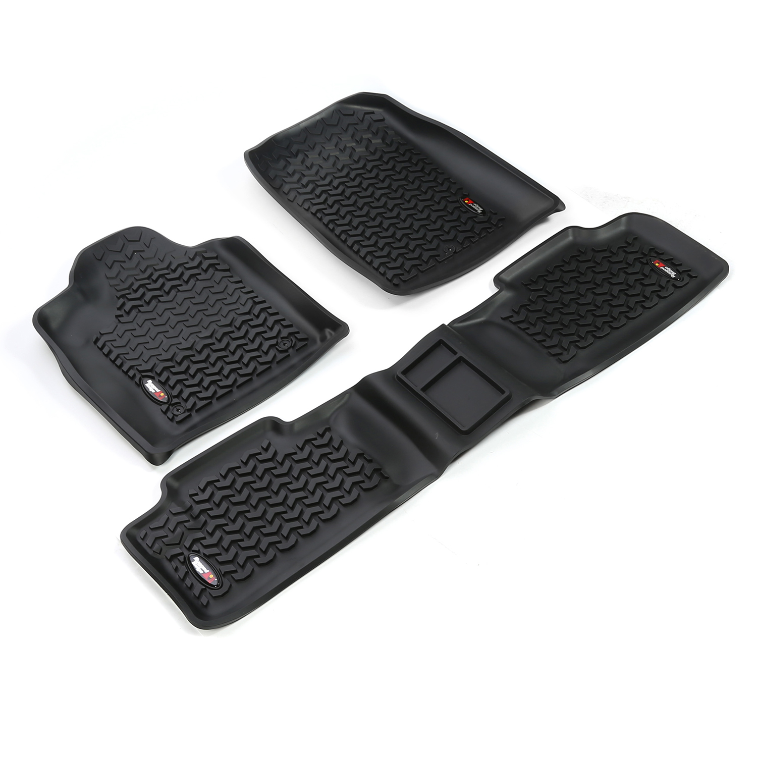 Floor Liners, Kit, Black; 11-16 Dodge Durango/Jeep Grand Cherokee WK-12987.26