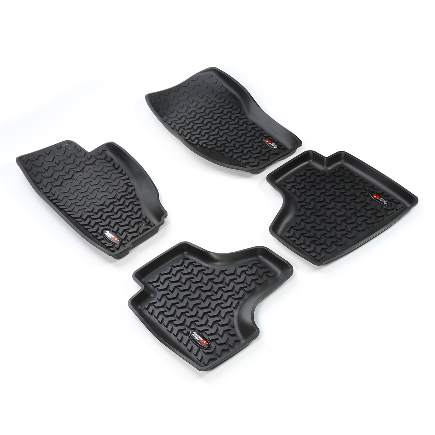 Floor Liners, Kit, Black; 08-13 Jeep Liberty KK-12987.28