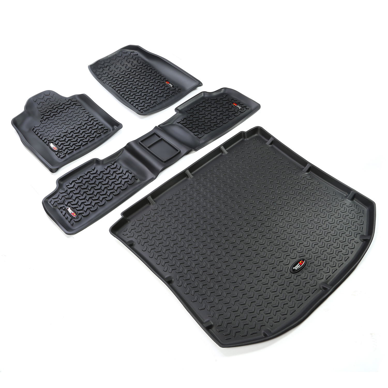Floor Liners, Kit, Black; 11-16 Jeep Grand Cherokee WK-12988.26