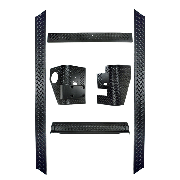 6 Piece Body Armor Kit; 97-06 Jeep Wrangler TJ-11650.61