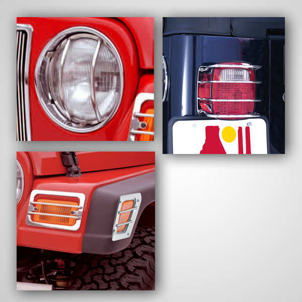 Euro Guard Light Kit; 97-06 Jeep Wrangler TJ-12495.04
