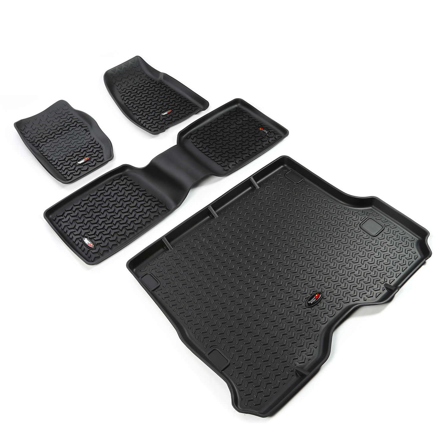 Floor Liners, Kit, Black; 84-01 Jeep Cherokee XJ-12988.30