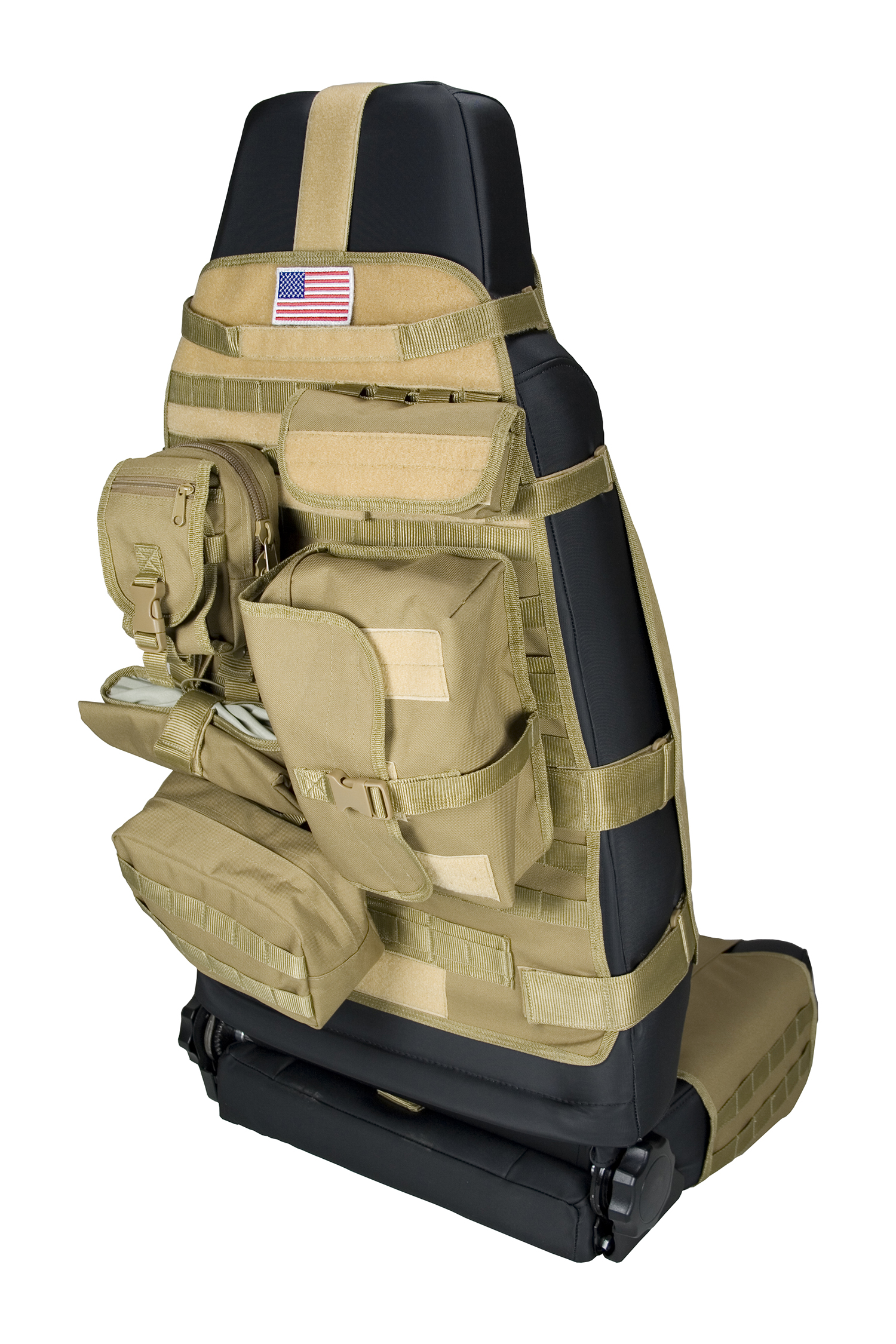 Front Cargo Seat Cover, Tan; 76-21 CJ/Wrangler/JT-13236.04