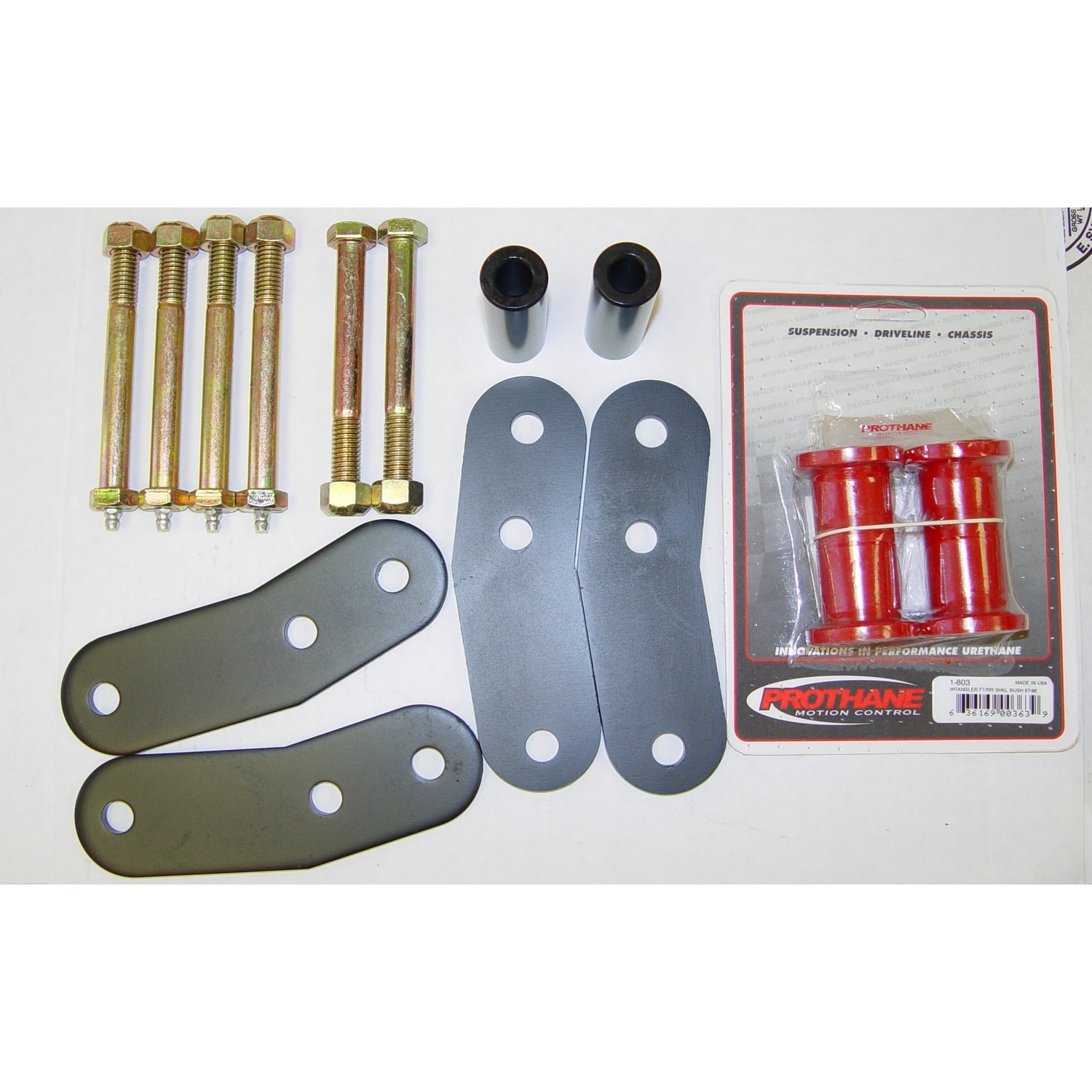 HD Rear Leaf Spring Shackles, 1 Inch Lift; 87-95 Jeep Wrangler YJ-18265.20