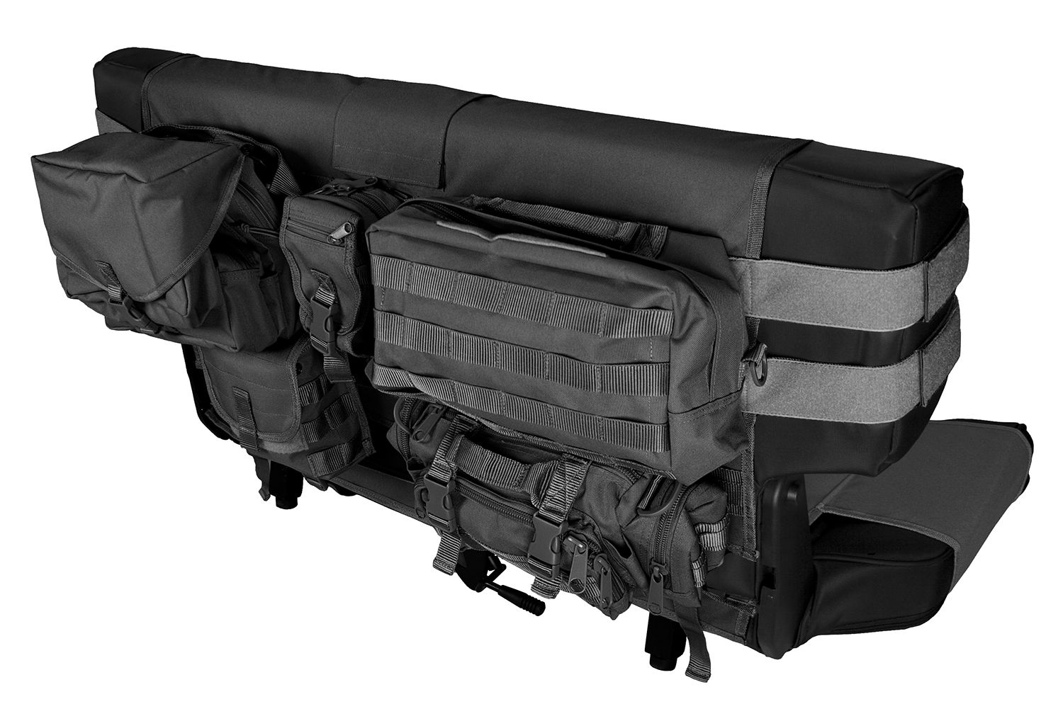 Rear Cargo Seat Cover, Black; 76-06 Jeep CJ/Wrangler YJ/TJ-13246.01