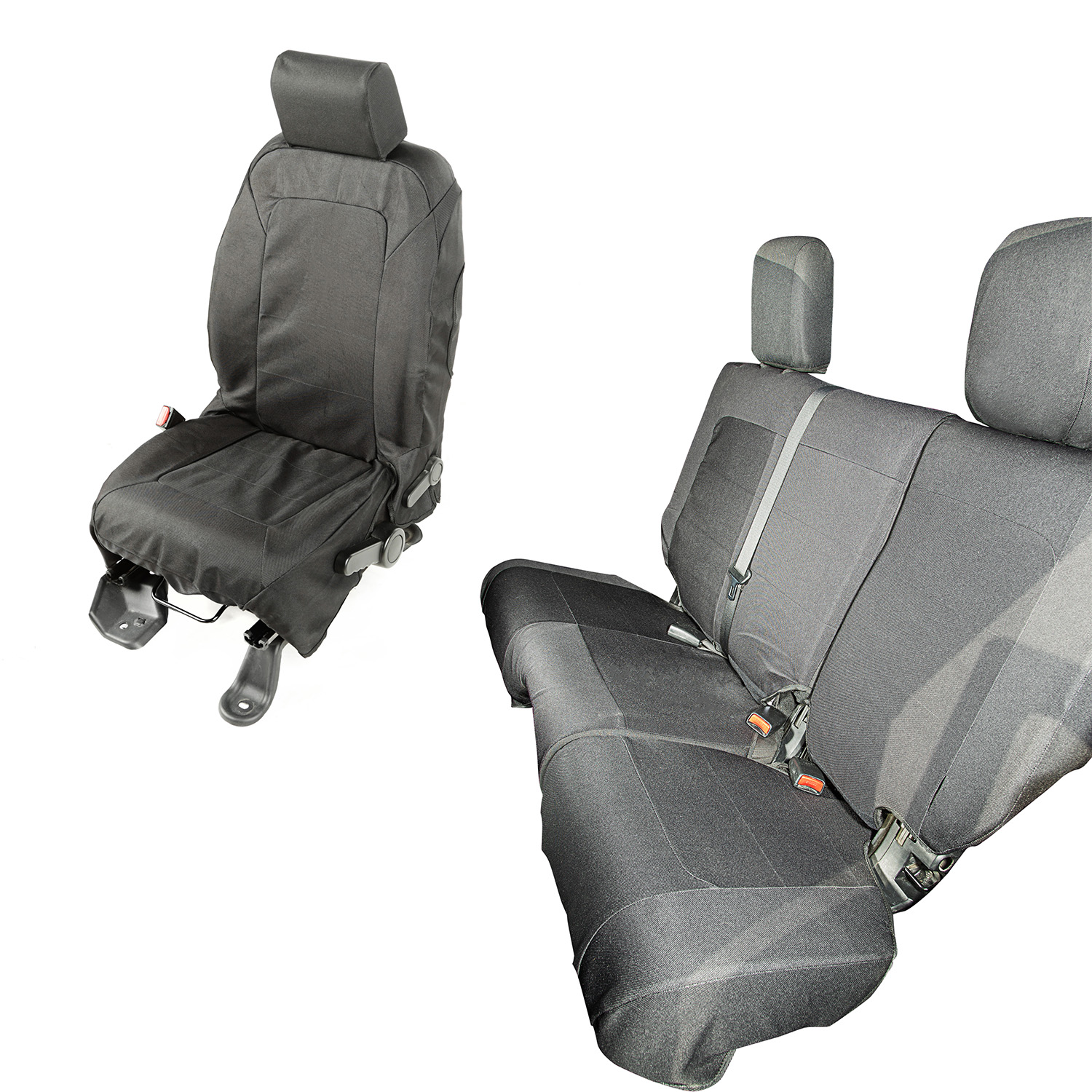 Elite Ballistic Seat Cover Set, 4 Door; 07-10 Jeep Wrangler JKU-13256.02