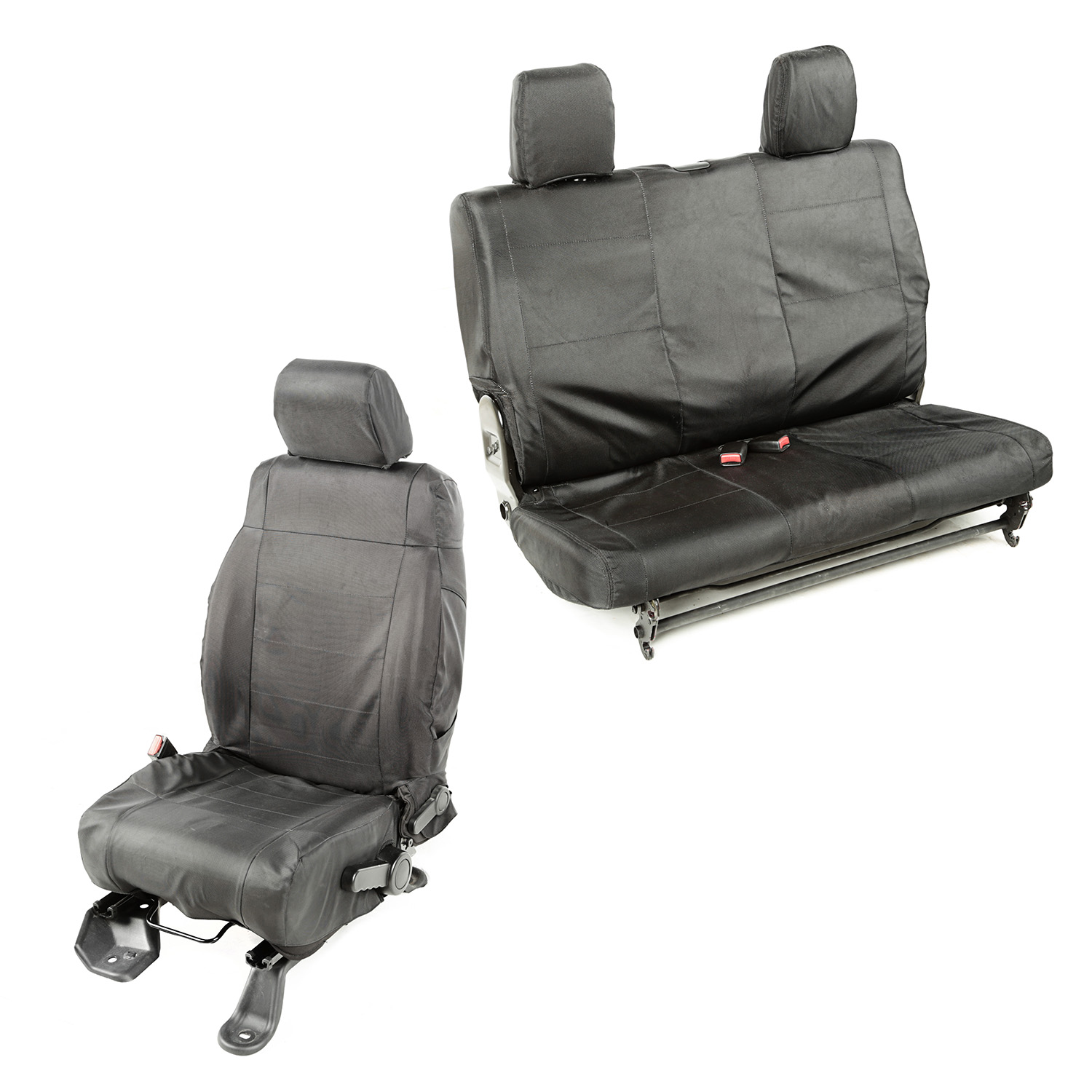 Ballistic Seat Cover Set, 2 Door; 11-16 Jeep Wrangler JK-13256.07
