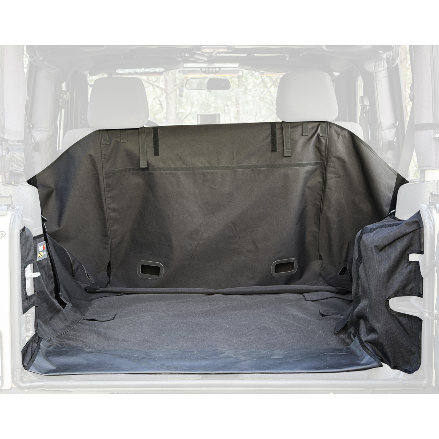 C3 Cargo Cover, 2-Door w/Subwoofer; 07-14 Jeep Wrangler JK-13260.04