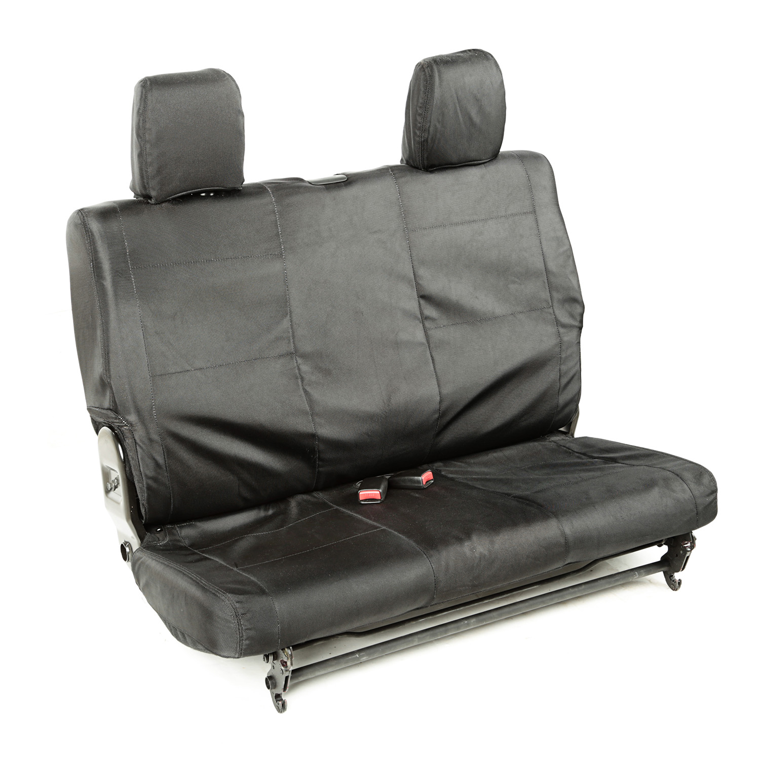 Ballistic Seat Cover, Rear, Black, 2 Door; 07-10 Jeep Wrangler JK-13266.05