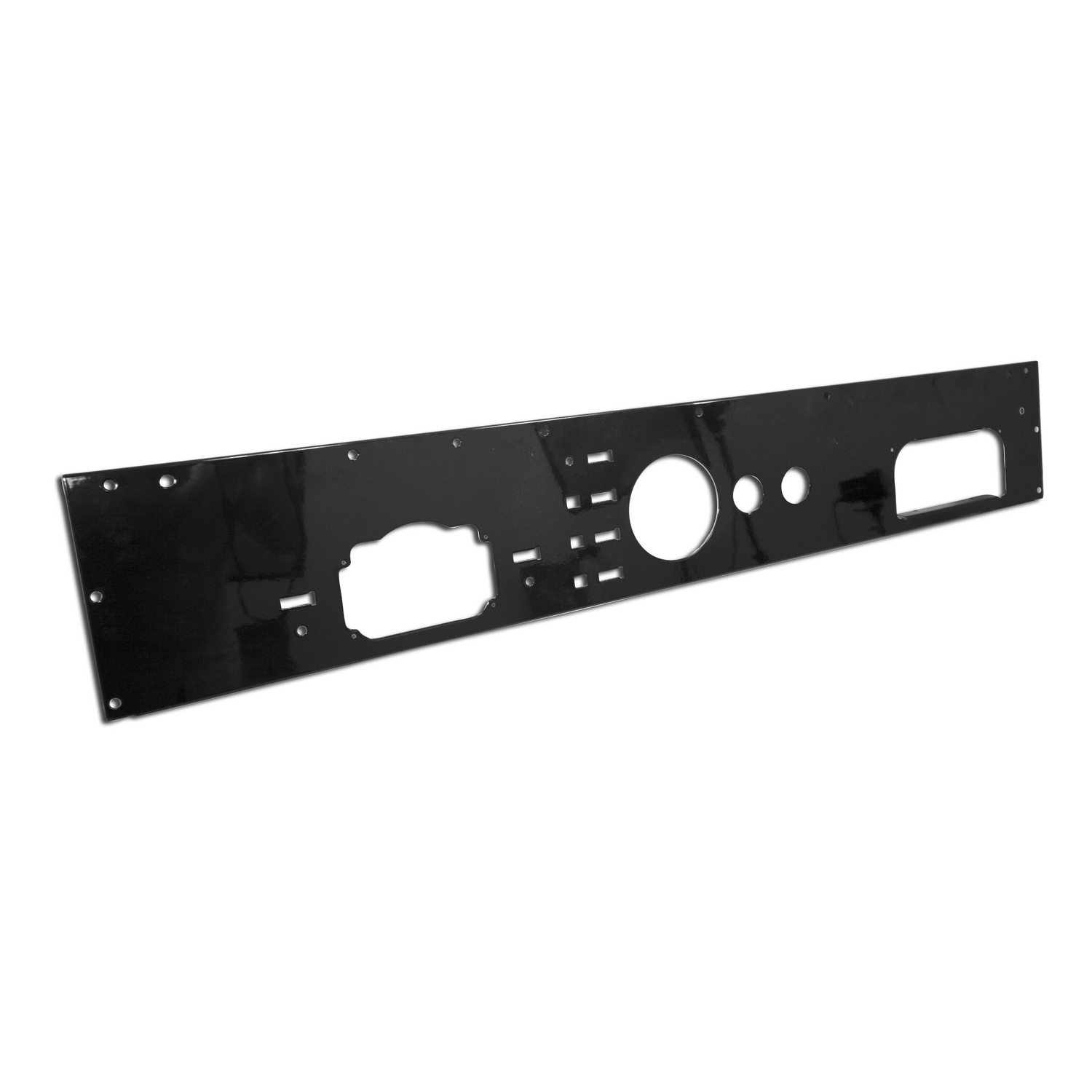 Dash Panel, Pre-Cut Holes, Black; 76-86 Jeep CJ Models-13320.11