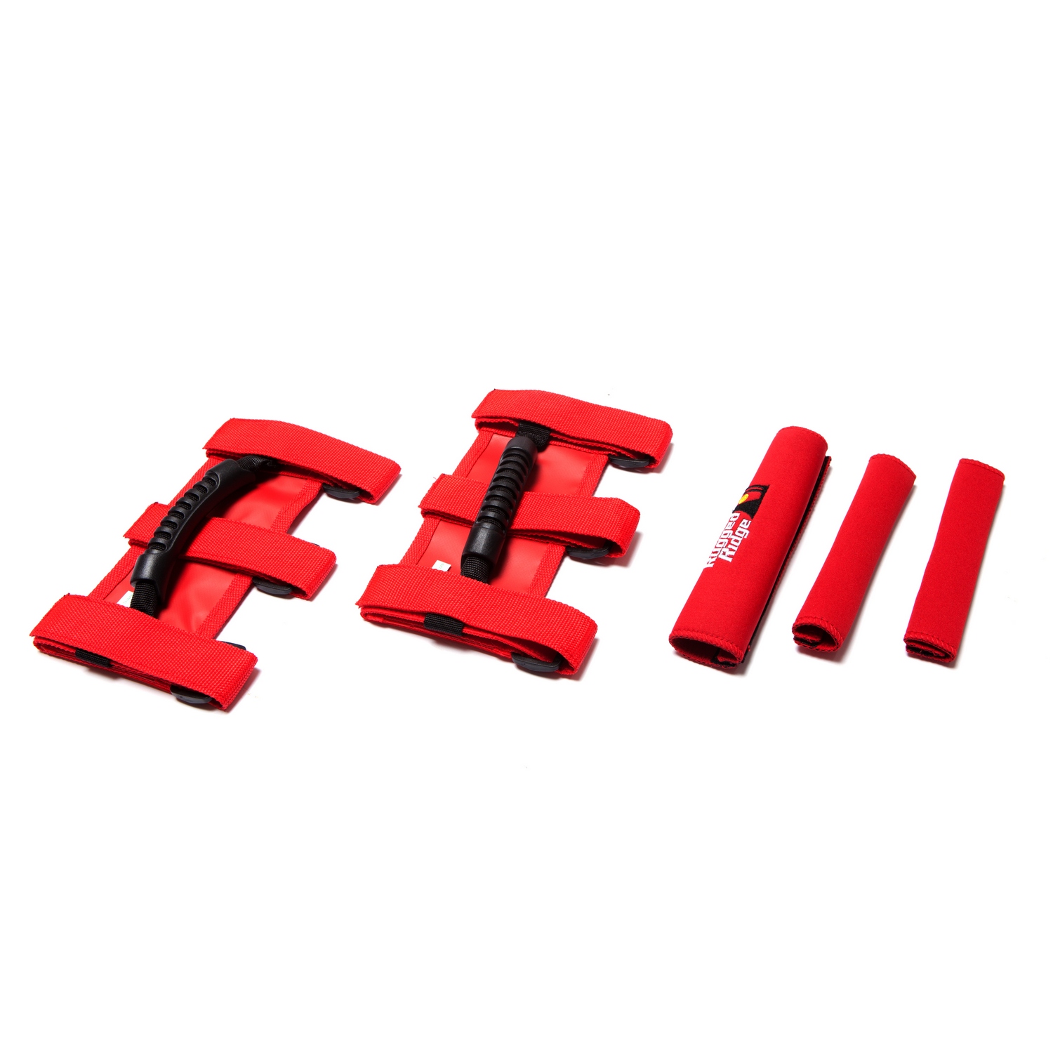 Kit Grab Handle/Cover, Red; 97-06 Jeep Wrangler TJ-13505.17