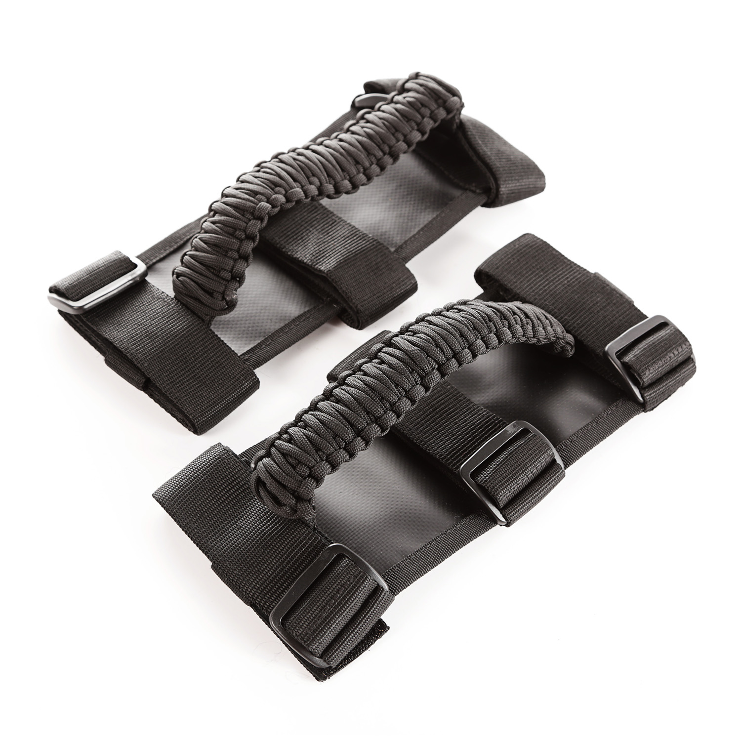 Grab Handle Kit, Paracord, Black/Black; 55-19  Jeep CJ/Wrangler/Gladiator-13505.30