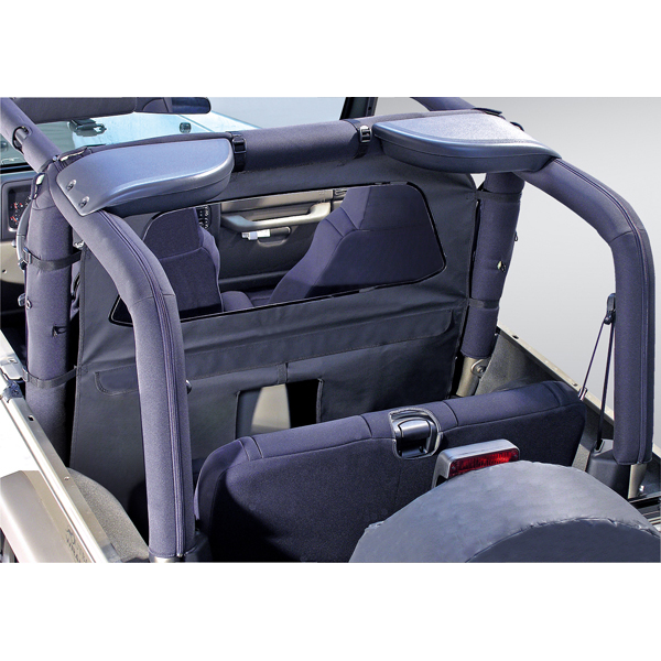 Windbreaker, Black Denim; 80-06 Jeep CJ/Wrangler YJ/TJ-13552.15