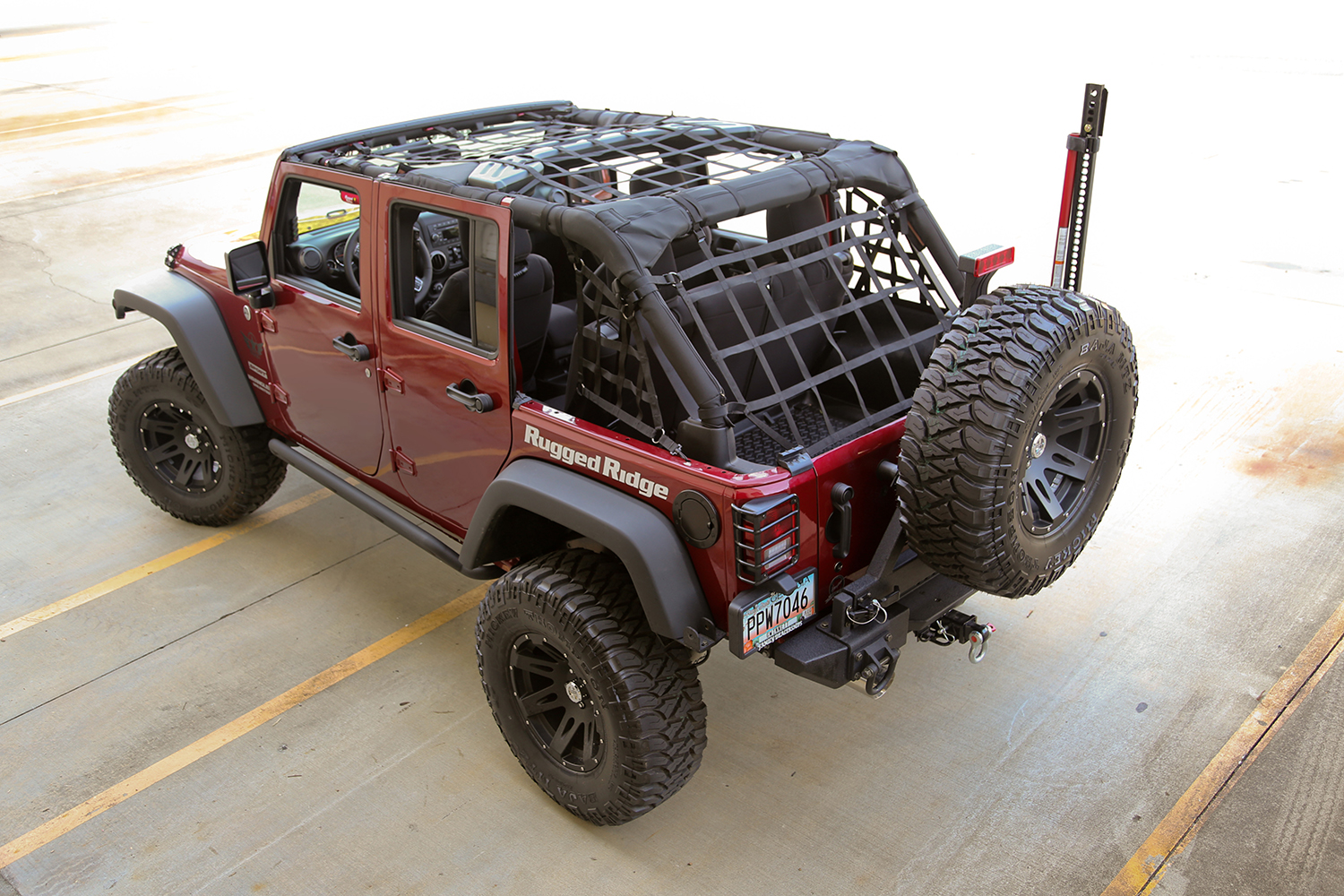 Cargo Net, Black; 07-16 Jeep Wrangler JK 4 Door-13552.71
