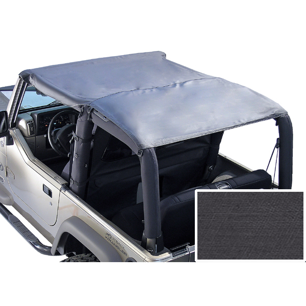 Roll Bar Top, Black Denim; 92-95 Jeep Wrangler YJ-13553.15