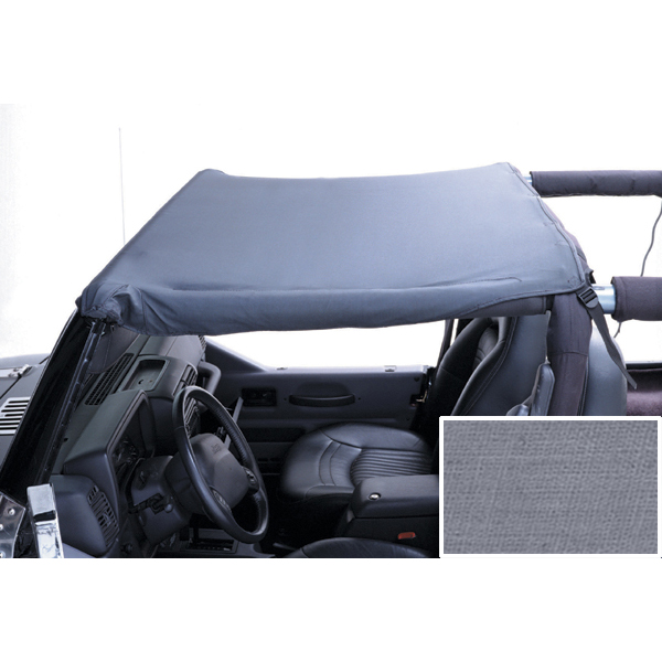 Summer Brief Top, Gray; 87-91 Jeep Wrangler YJ-13573.09
