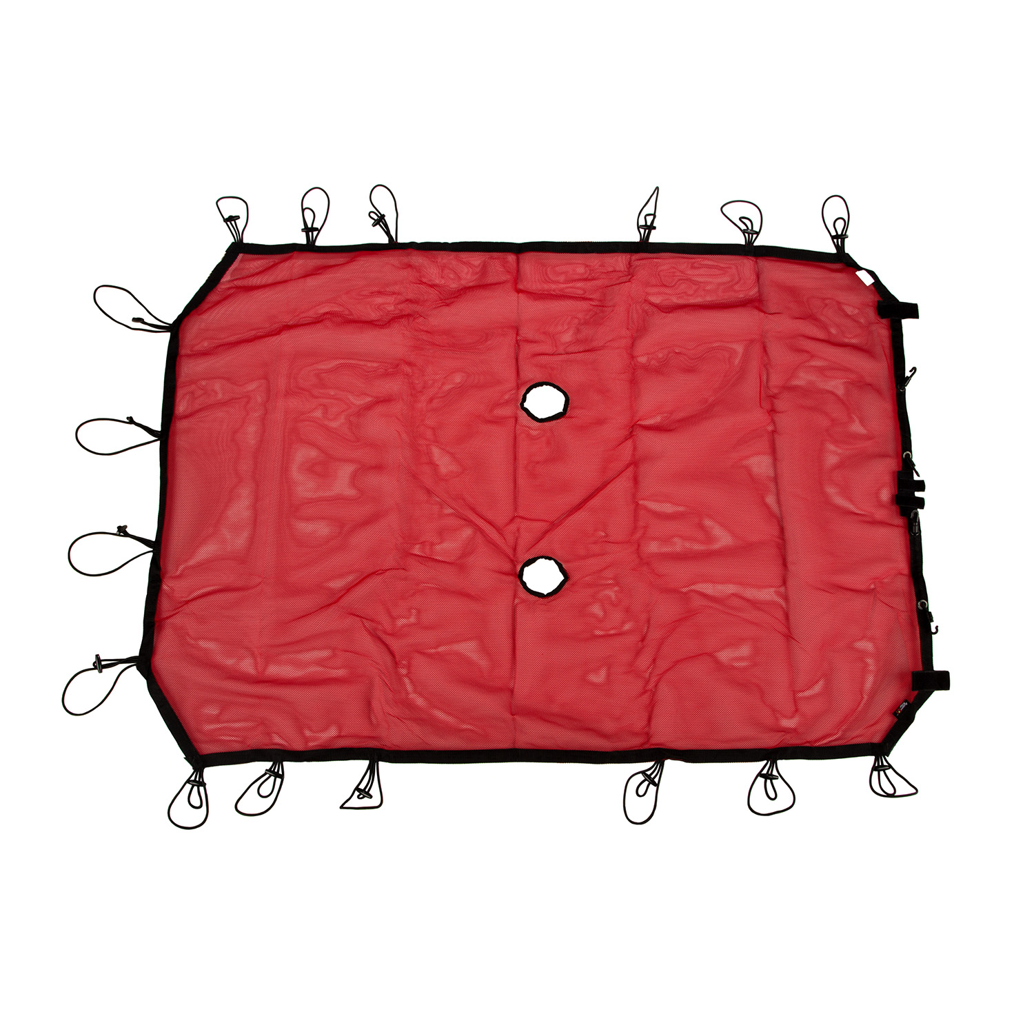 Eclipse Sun Shade, Red, 4-Door; 07-16 Jeep Wrangler JKU-13579.25
