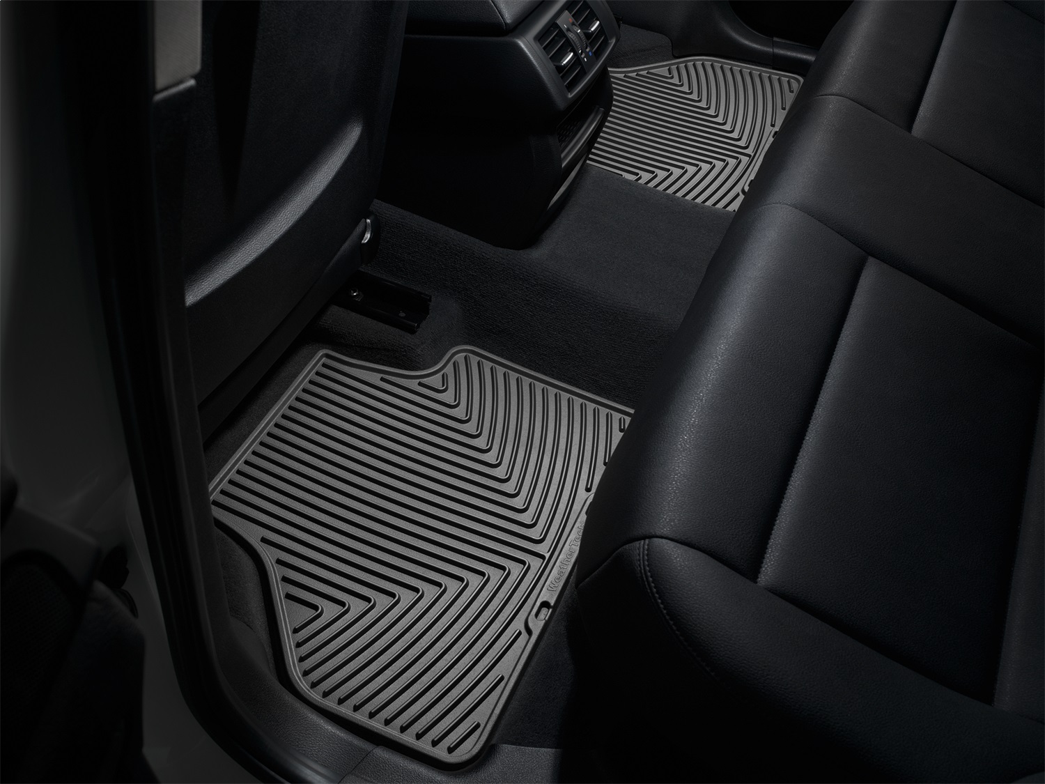 Rear Rubber Mats, Black W259