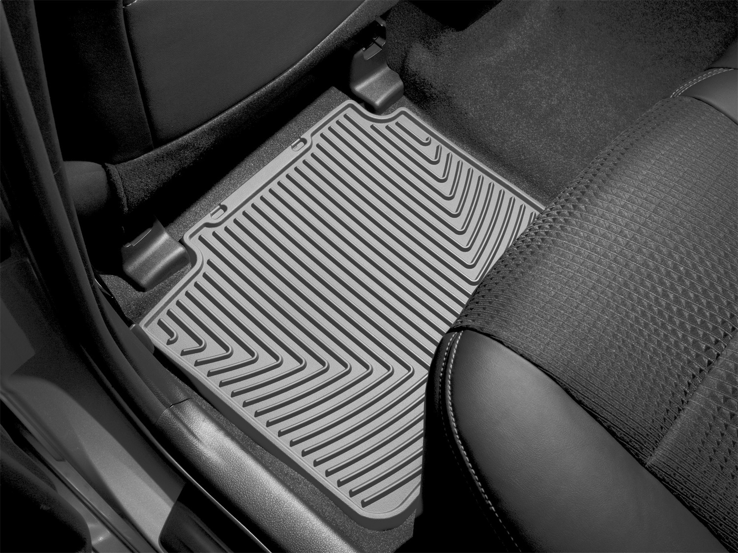 Rear Rubber Mats, Grey W256GR
