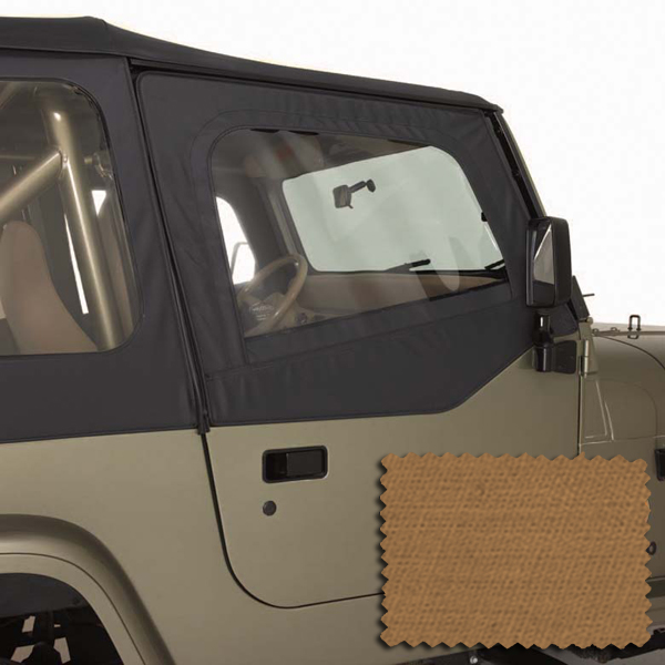 Upper Soft Door Kit, Spice; 88-95 Jeep Wrangler YJ-13713.37 Upper Soft Door Kit, Spice; 88-95 Jeep Wrangler YJ-13713.37