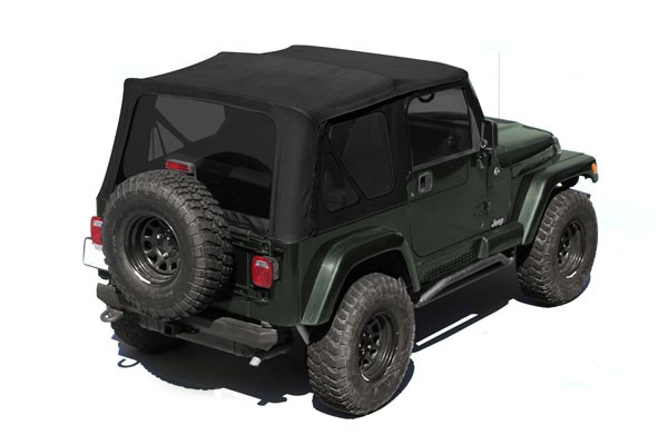 XHD Soft Top, Black Diamond, Tinted Windows; 88-95 Jeep Wrangler YJ-13722.35