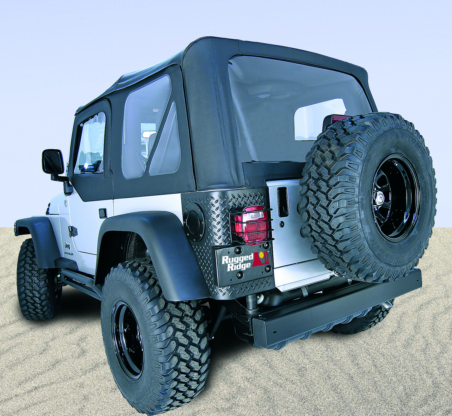 XHD Soft Top, Black Diamond, Tinted Windows; 97-06 Jeep Wrangler TJ-13724.35