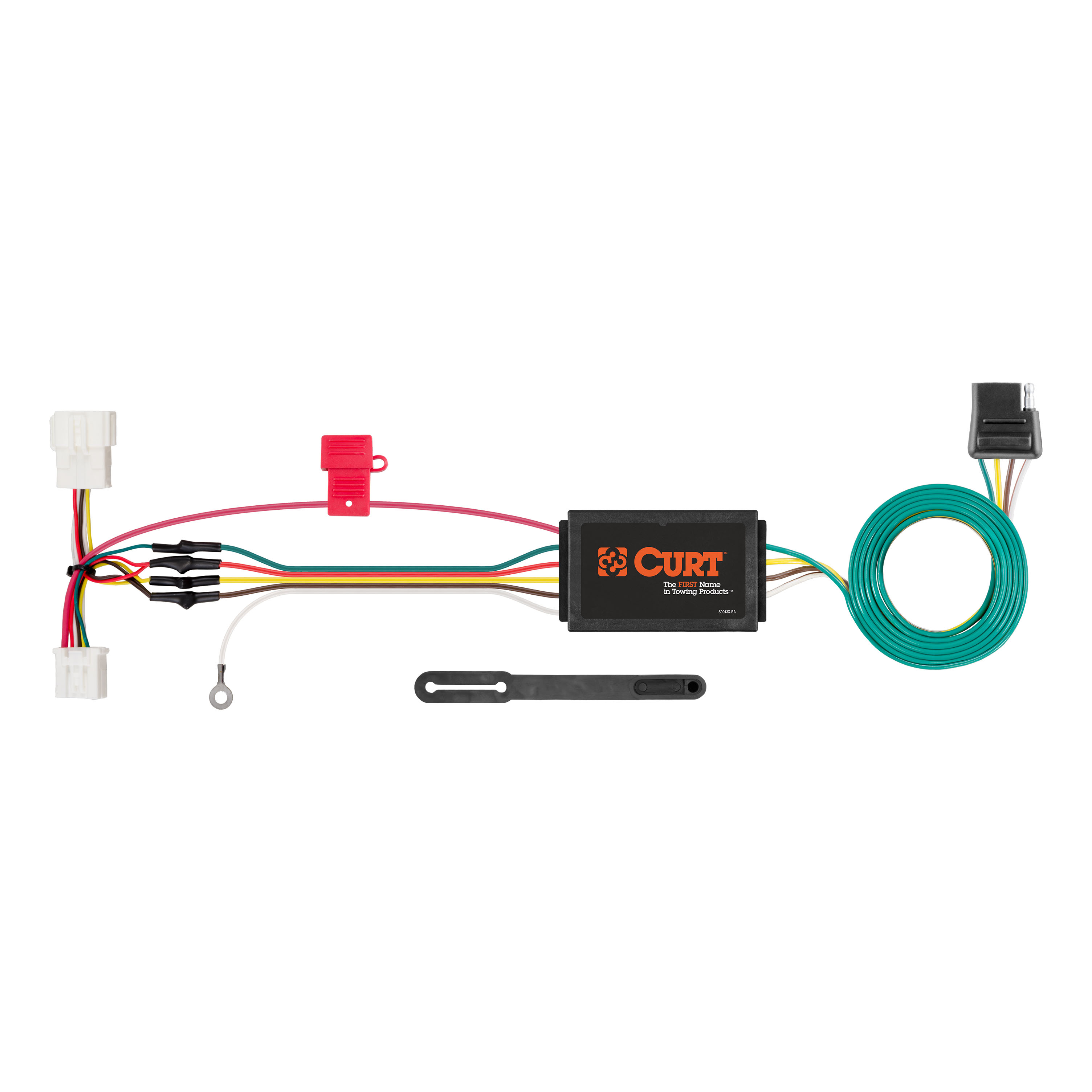 CURT Custom Wiring Harness, 4-Way Flat Output, Select Honda CR-V - 56158