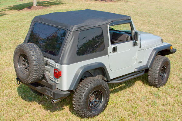 XHD Soft Top, Black Diamond, Bowless; 97-06 Jeep Wrangler TJ-13751.35