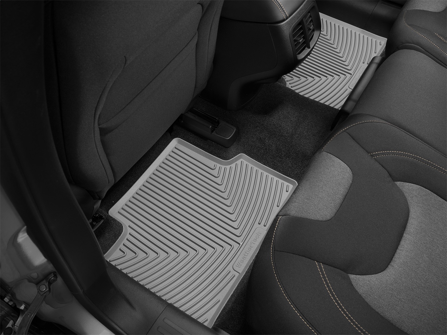 Rear Rubber Mats, Grey W317GR