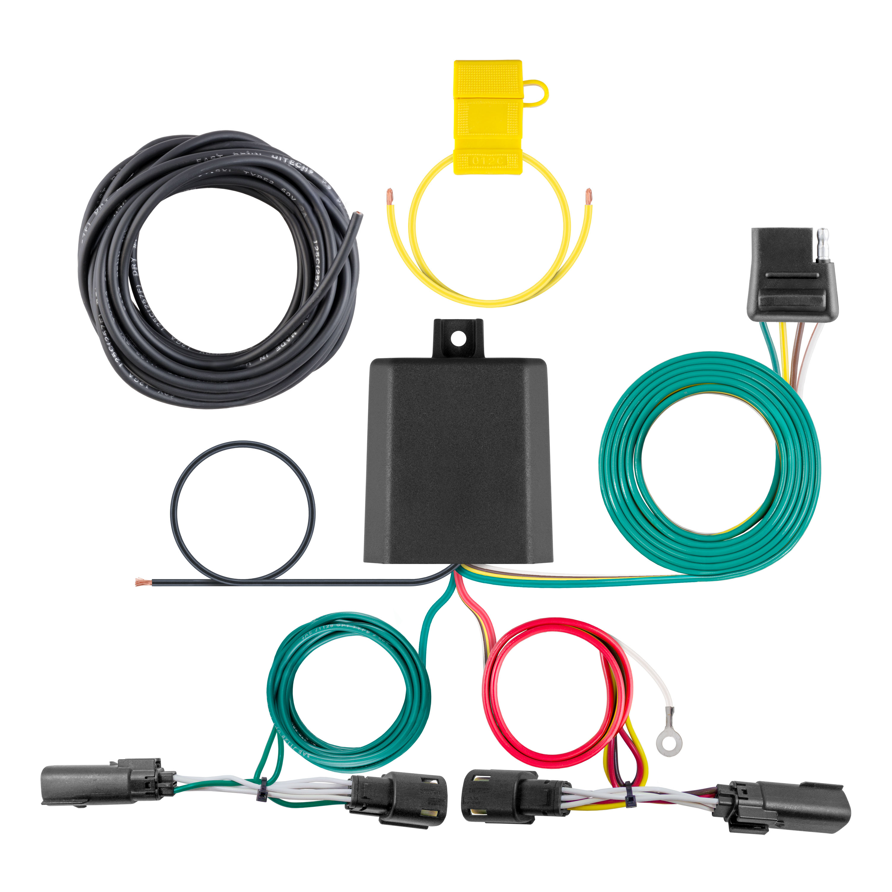 CURT Custom Wiring Harness, 4-Way Flat Output, Select Ford Escape - 56448