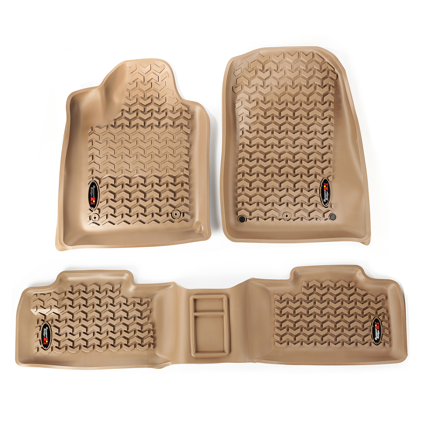 Floor Liners, Kit, Tan; 11-16 Dodge Durango/Jeep Grand Cherokee WK-13987.24